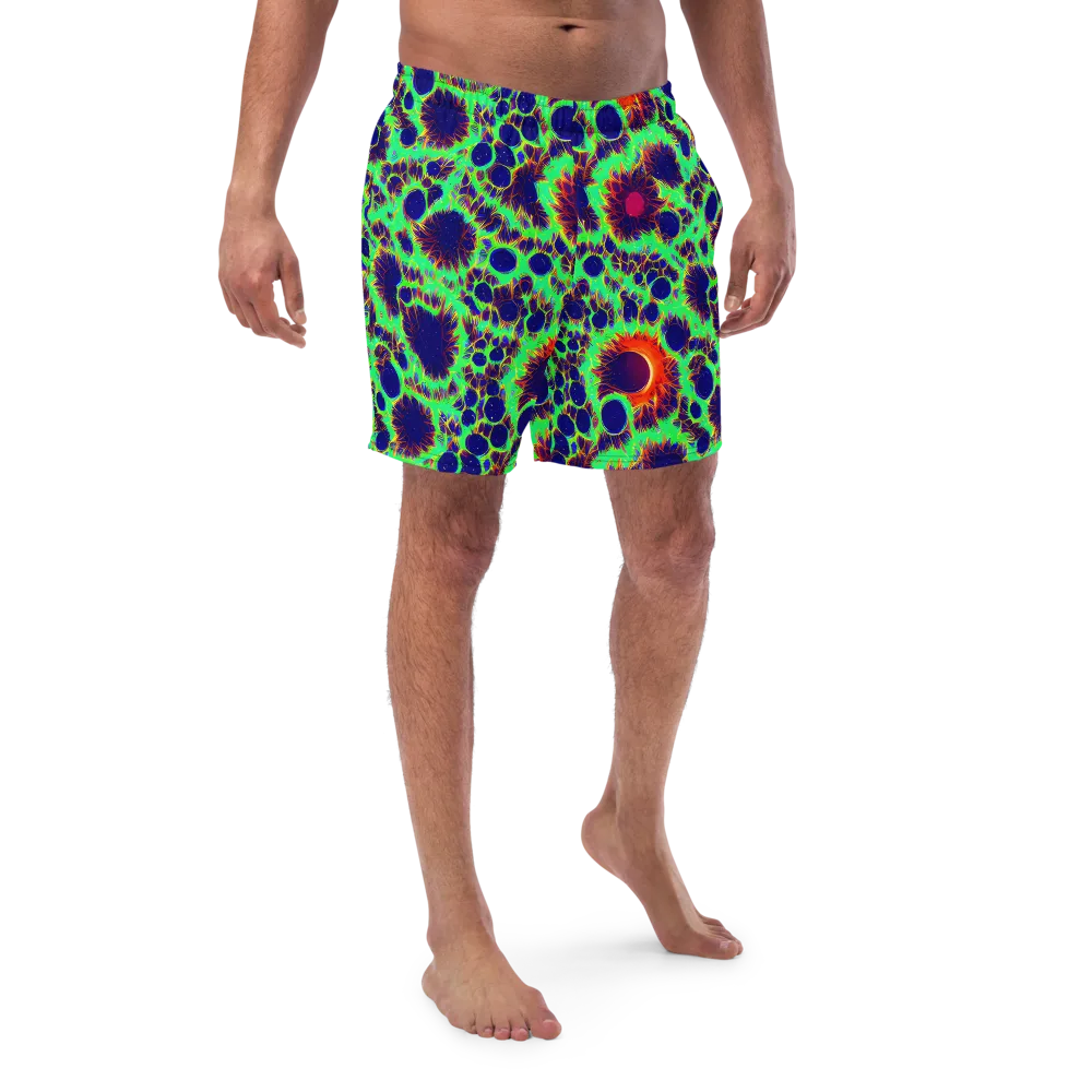 Neon Bloomfield on Swim Trunks — Front