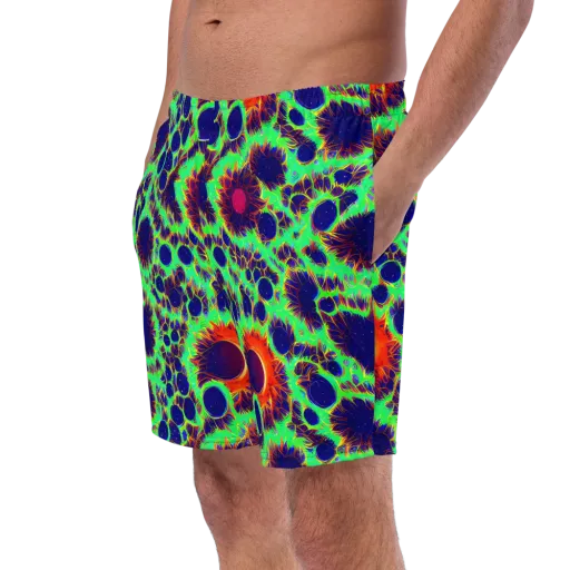 Neon Bloomfield on a Swim Trunks