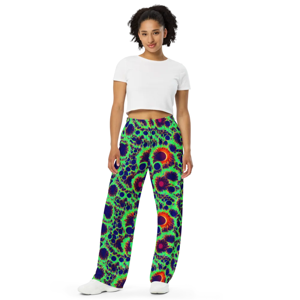 Neon Bloomfield on Wide-Leg Pants — Front
