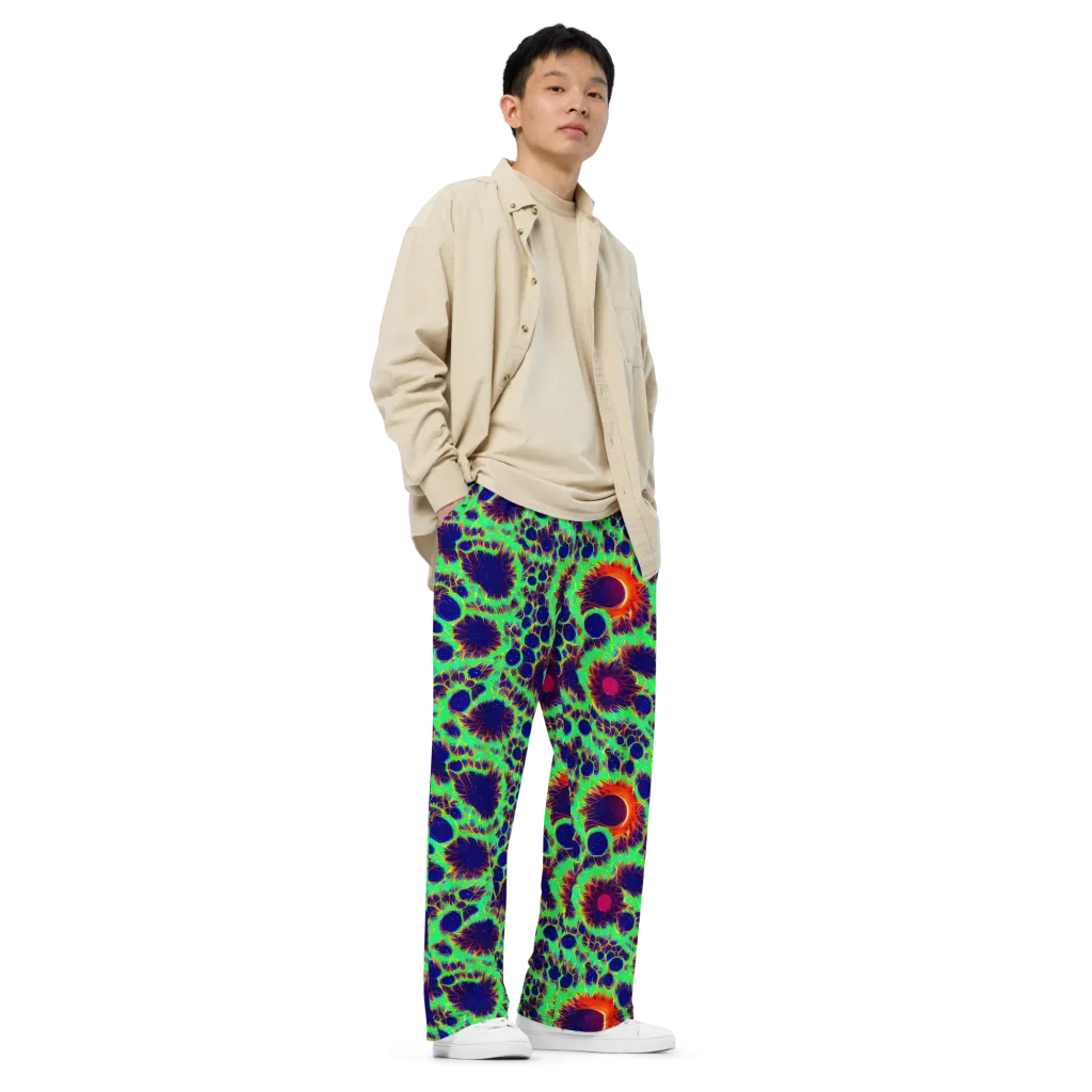 Neon Bloomfield on Wide-Leg Pants — Right Front