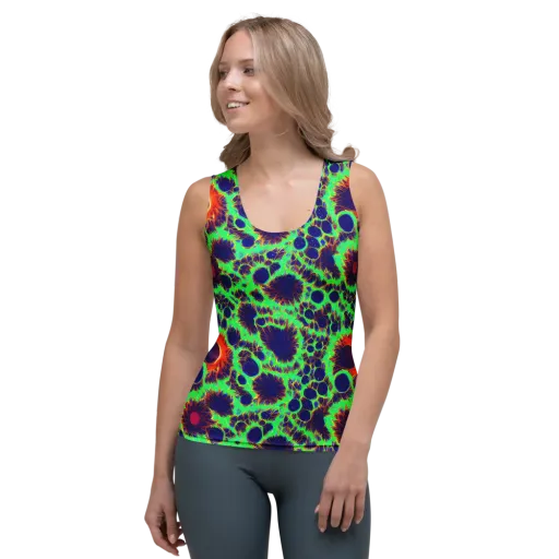 Neon Bloomfield on a Women's Tank Top