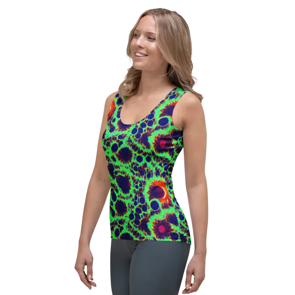Neon Bloomfield on Women's Tank Top — Left Front