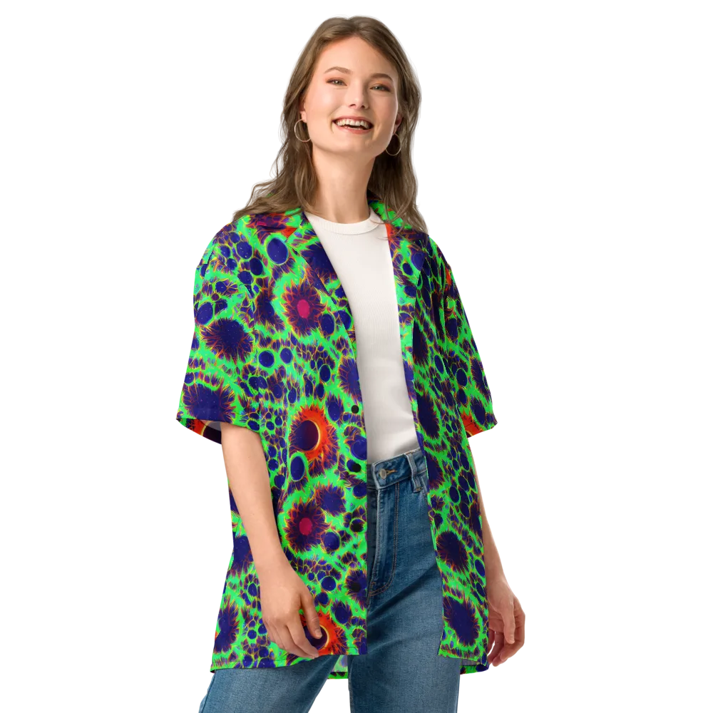 Neon Bloomfield on Button Shirt — Front