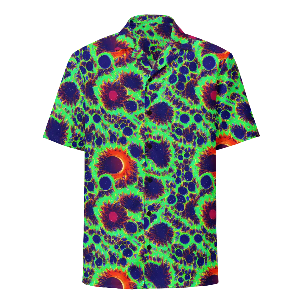 Neon Bloomfield on Button Shirt — Front