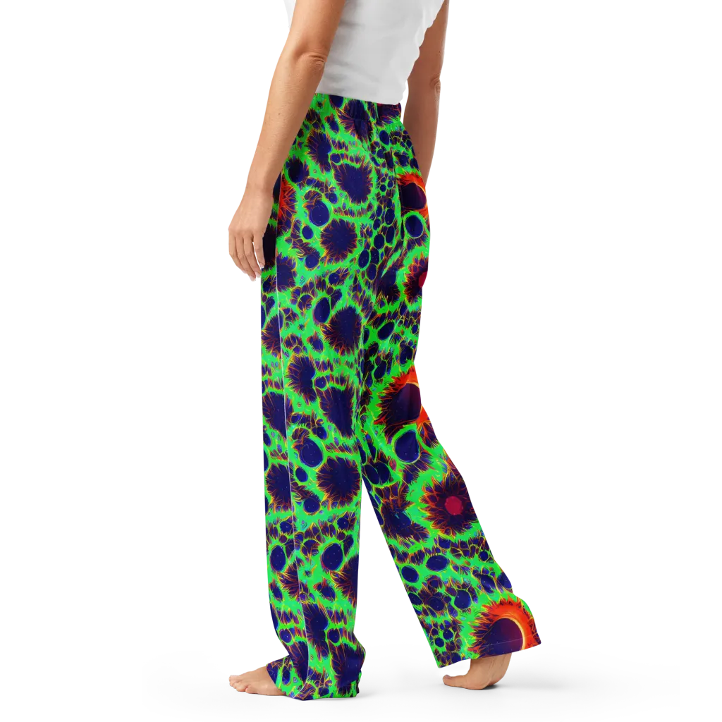 Neon Bloomfield on Women's Pajama Pants — Left