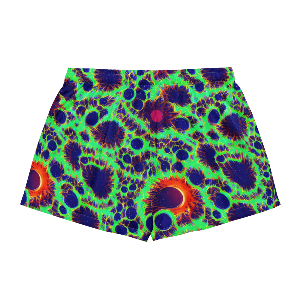 Neon Bloomfield on Women's Pajama Shorts — Back
