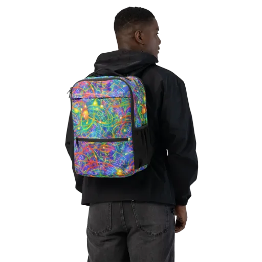 Psychedelic Vines on a Utility Backpack