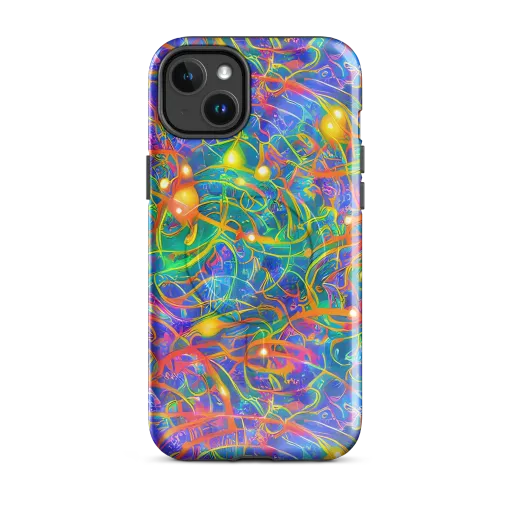 Psychedelic Vines on a MagSafe Tough Case for iPhone®