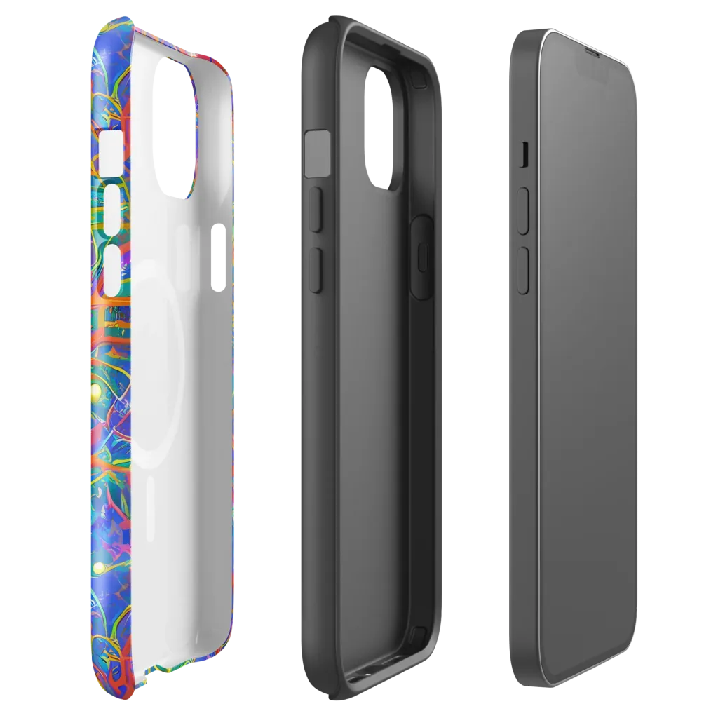 Psychedelic Vines on MagSafe Tough Case for iPhone® — Front