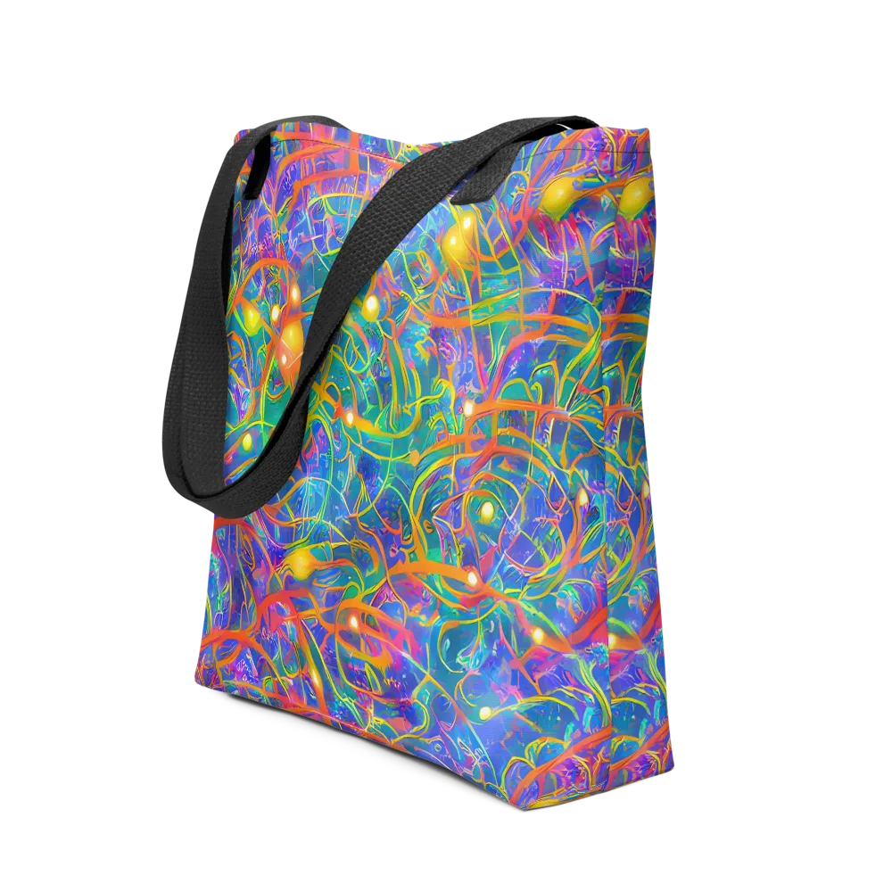 Psychedelic Vines on Tote Bag — Front