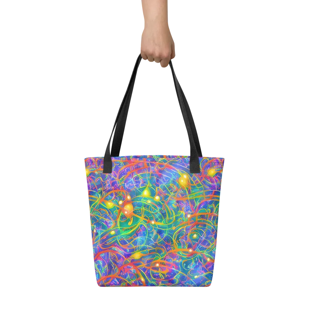 Psychedelic Vines on Tote Bag — Front