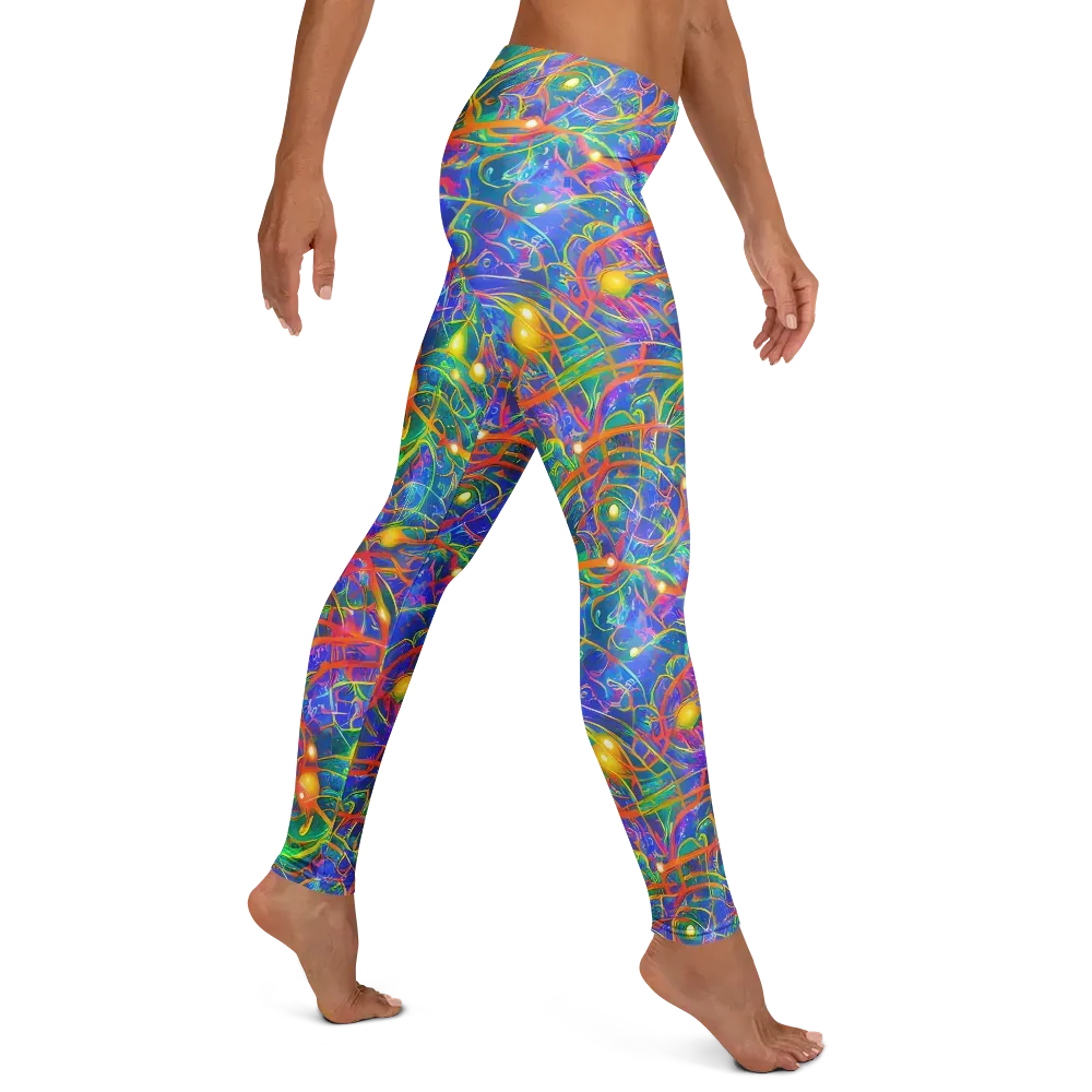 Psychedelic Vines on Leggings — Right