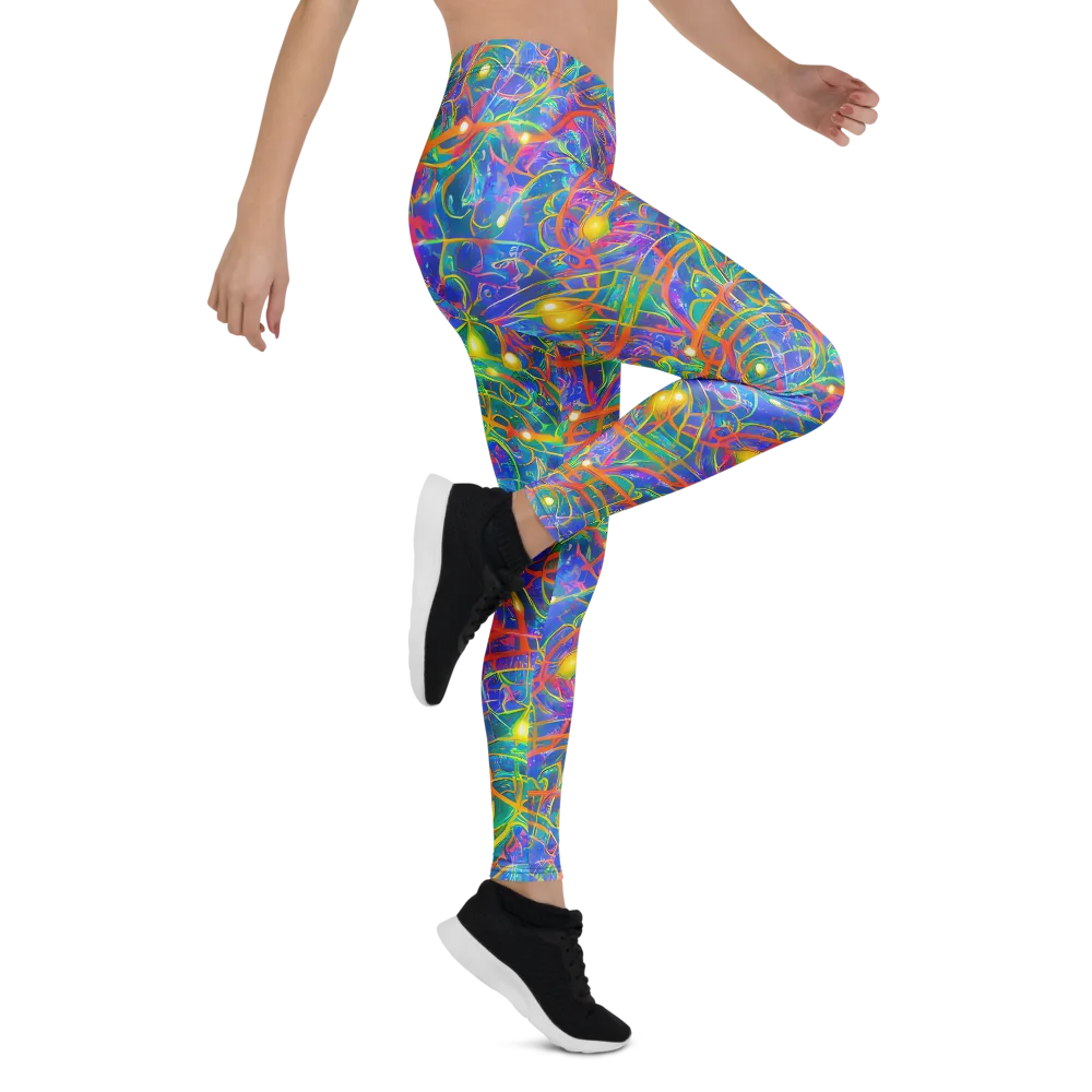 Psychedelic Vines on Leggings — Right