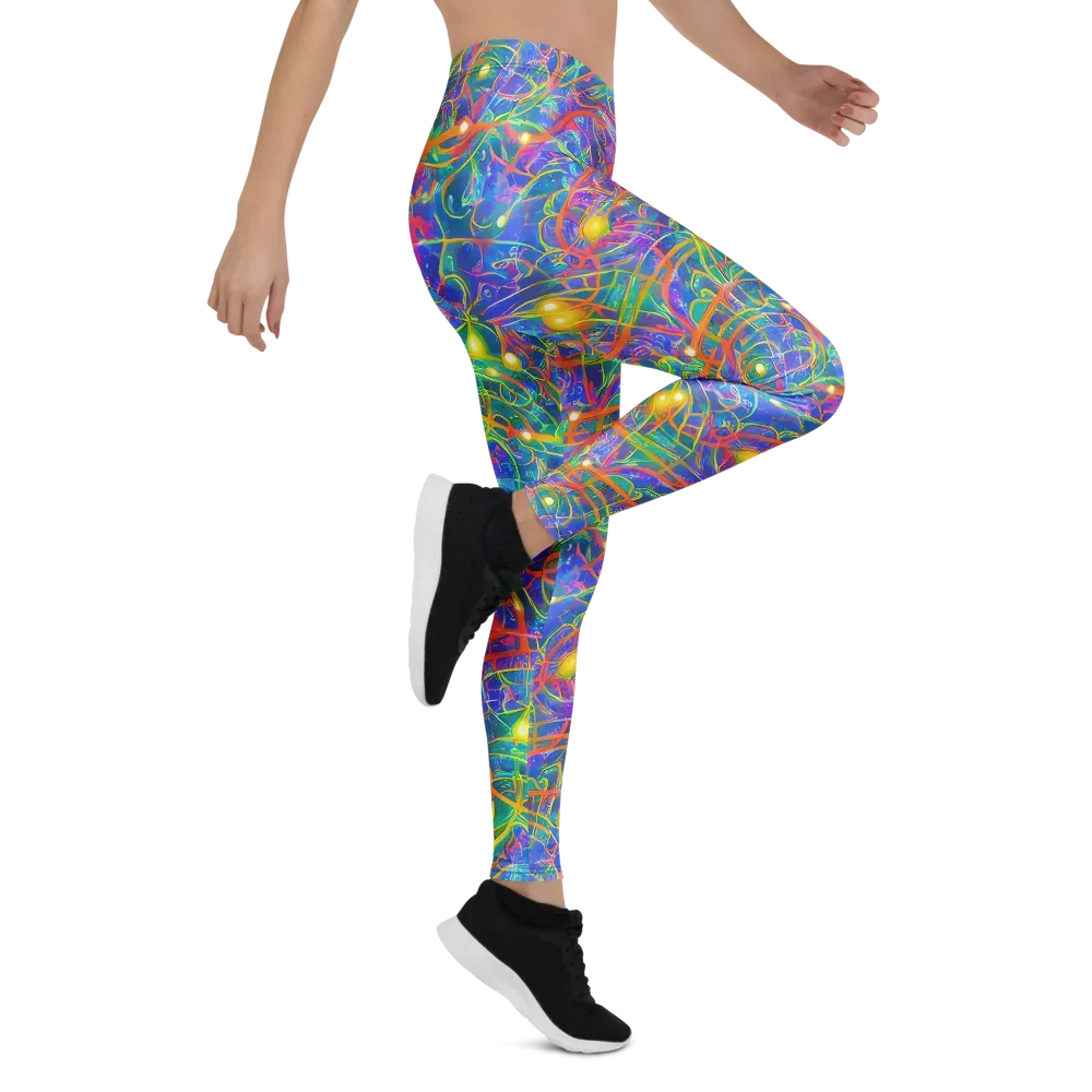 Psychedelic Vines on Leggings — Right