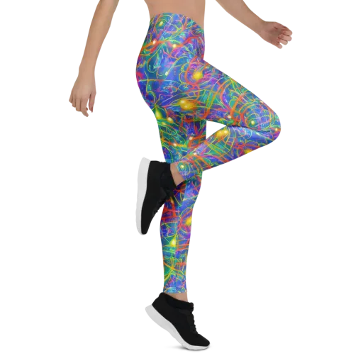 Psychedelic Vines on a Leggings