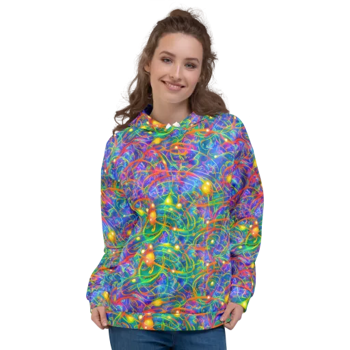 Psychedelic Vines on a Hoodie
