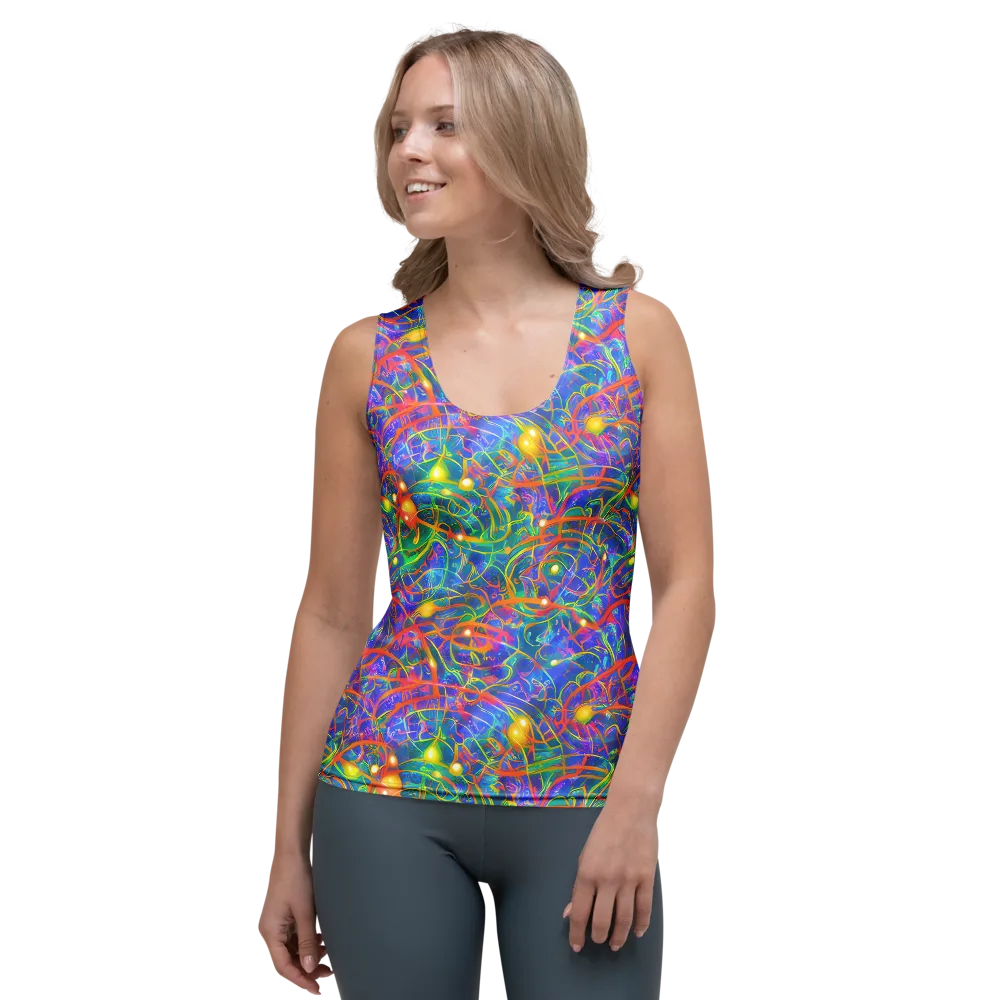Psychedelic Vines on Women's Tank Top — Front