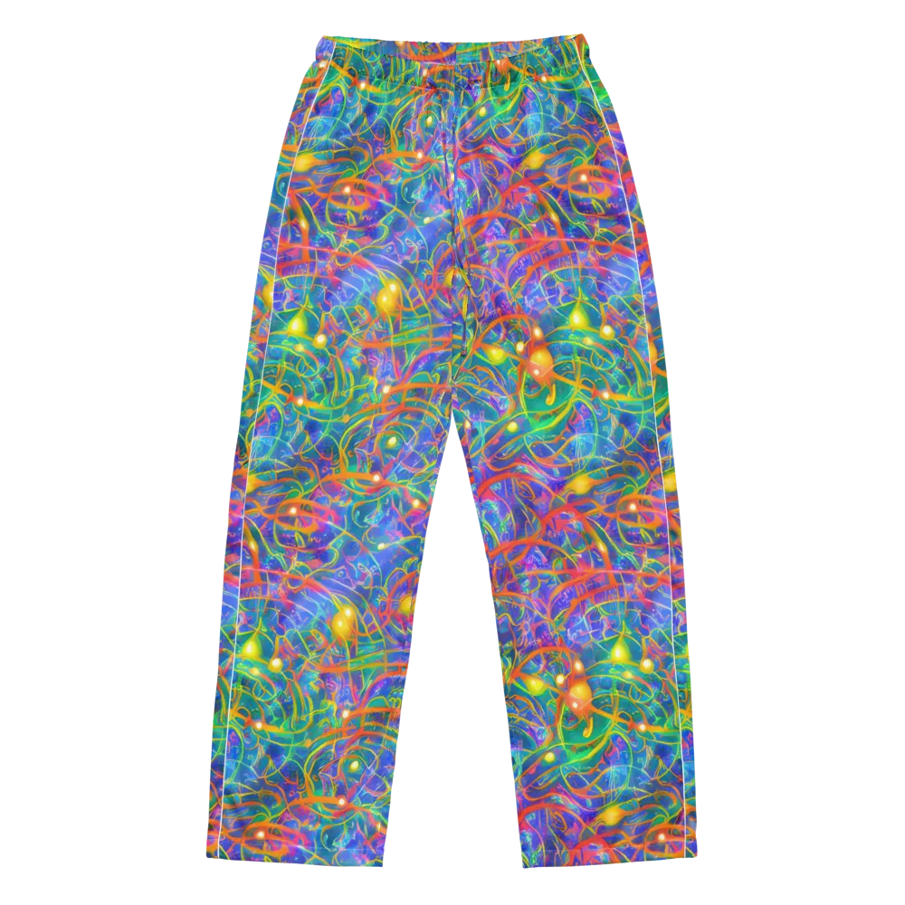 Psychedelic Vines on Women's Pajama Pants — Front