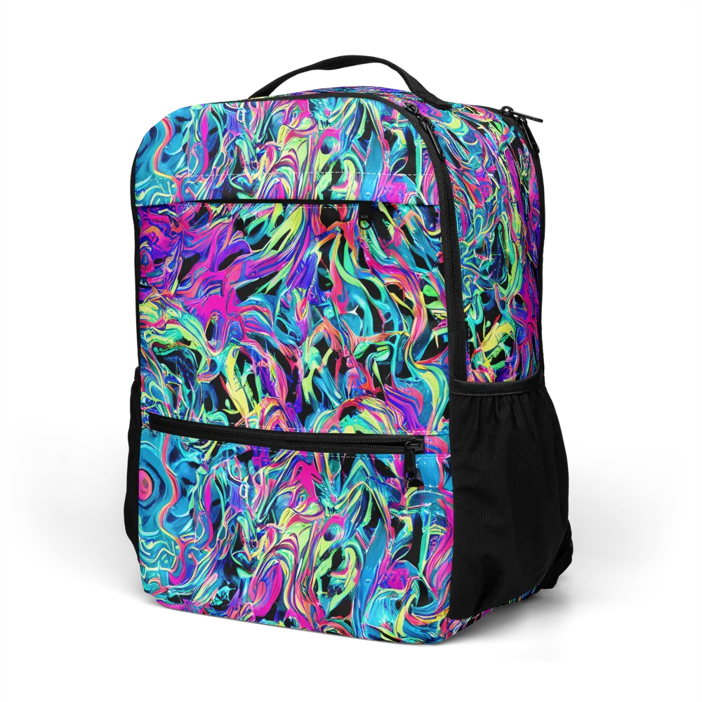 Cyberfluid on Utility Backpack — Left Front