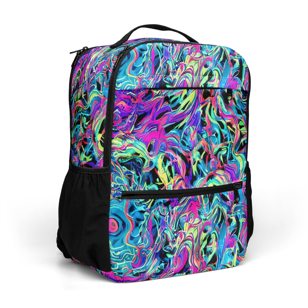 Cyberfluid on Utility Backpack — Right Front