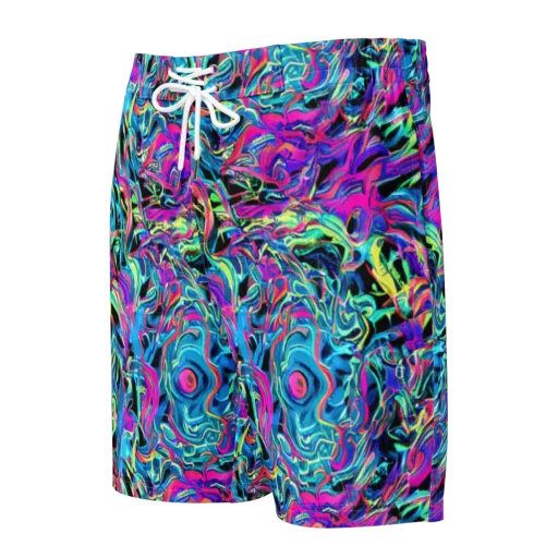 Cyberfluid on a Men's Board Shorts