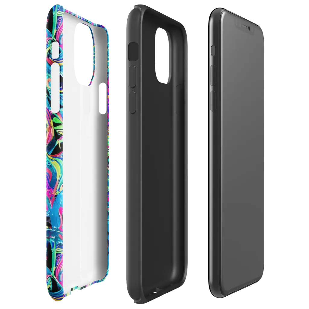 Cyberfluid on Tough Case for iPhone® — Right
