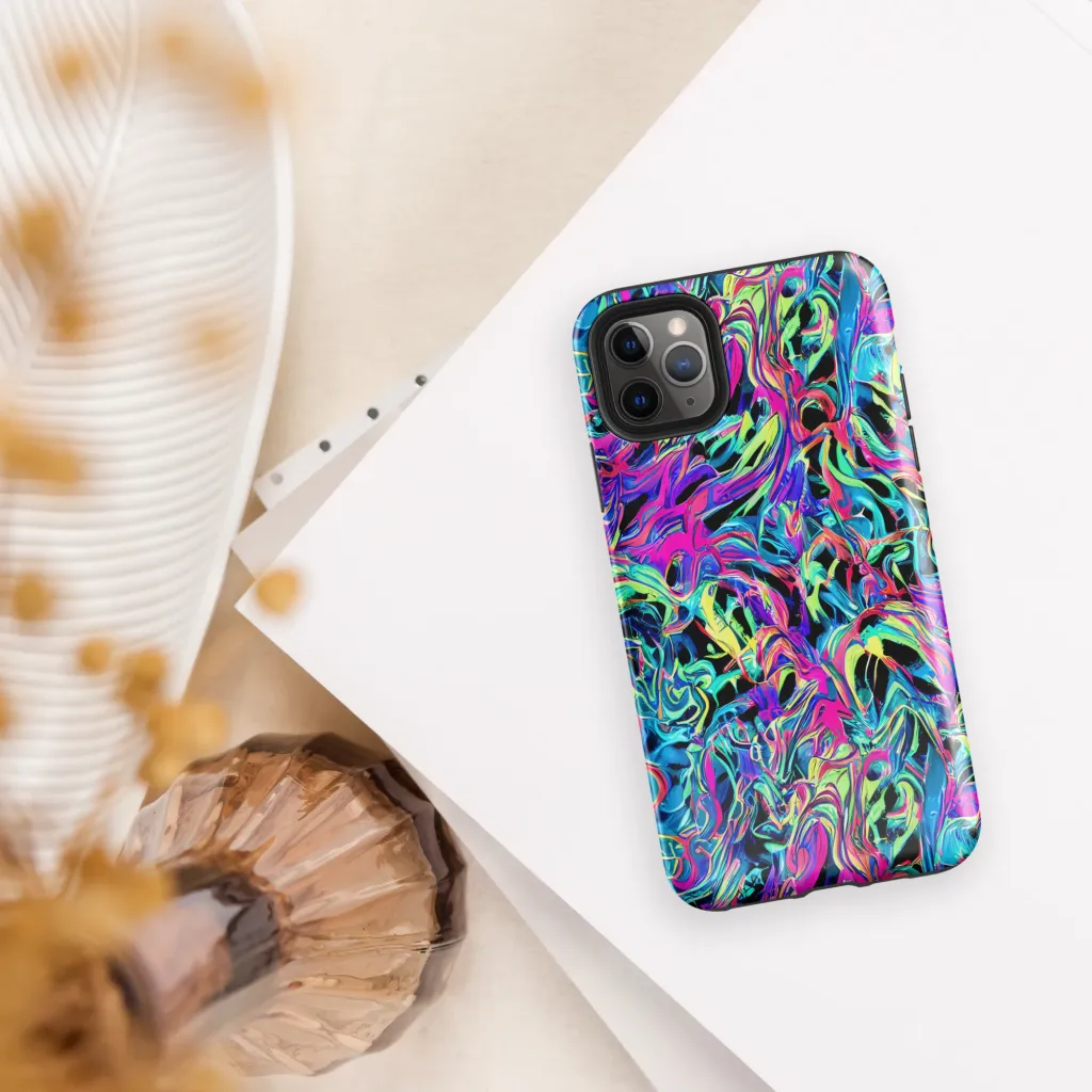 Cyberfluid on Tough Case for iPhone® — Front