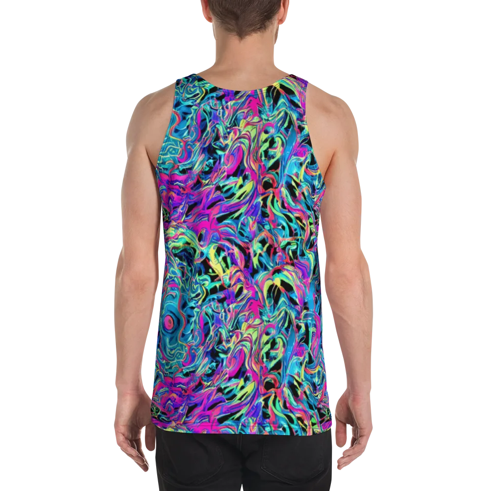 Cyberfluid on Men's Tank Top — Back