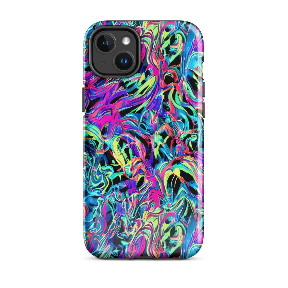 Cyberfluid on MagSafe Tough Case for iPhone® — Front