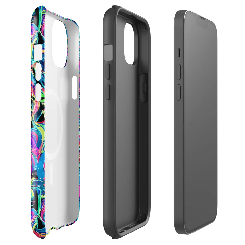 Cyberfluid on MagSafe Tough Case for iPhone® — Front