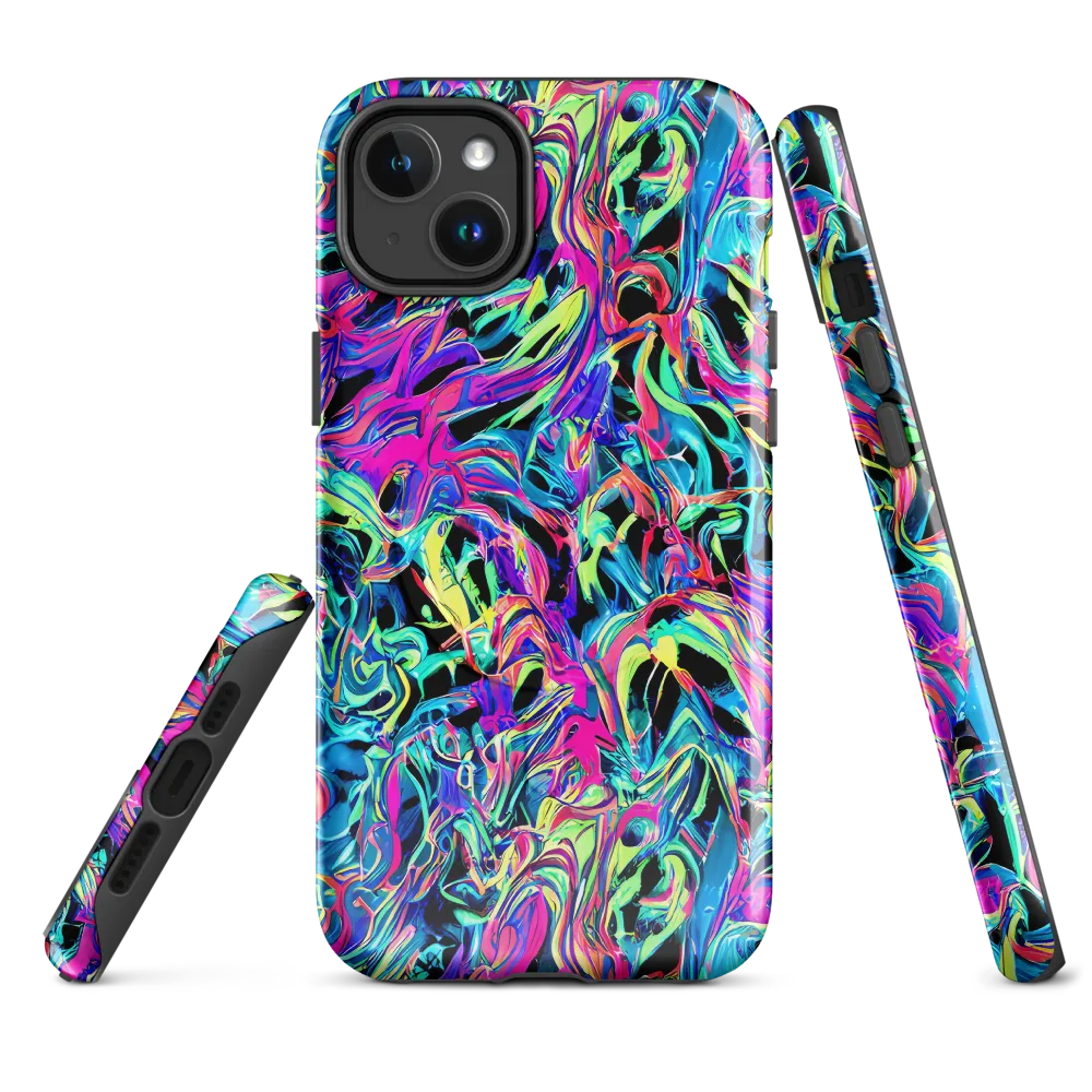 Cyberfluid on MagSafe Tough Case for iPhone® — Front