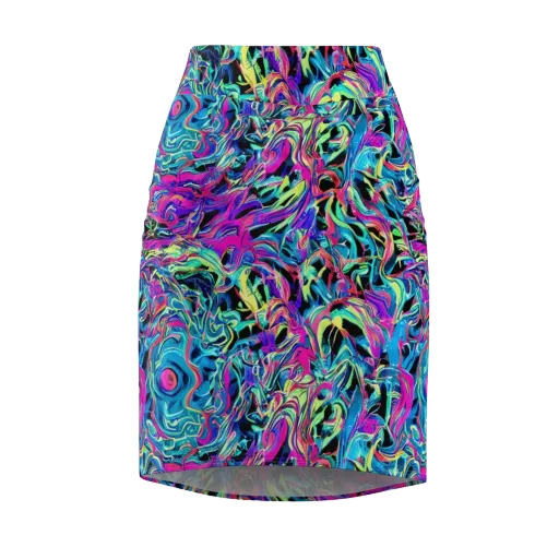 Cyberfluid on a Pencil Skirt