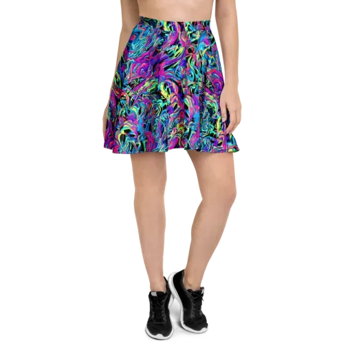 Cyberfluid on a Skater Skirt