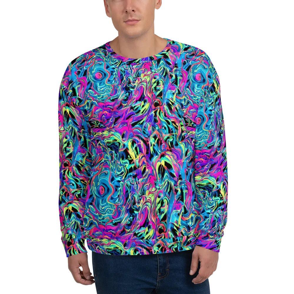 Cyberfluid on Sweatshirt — Front