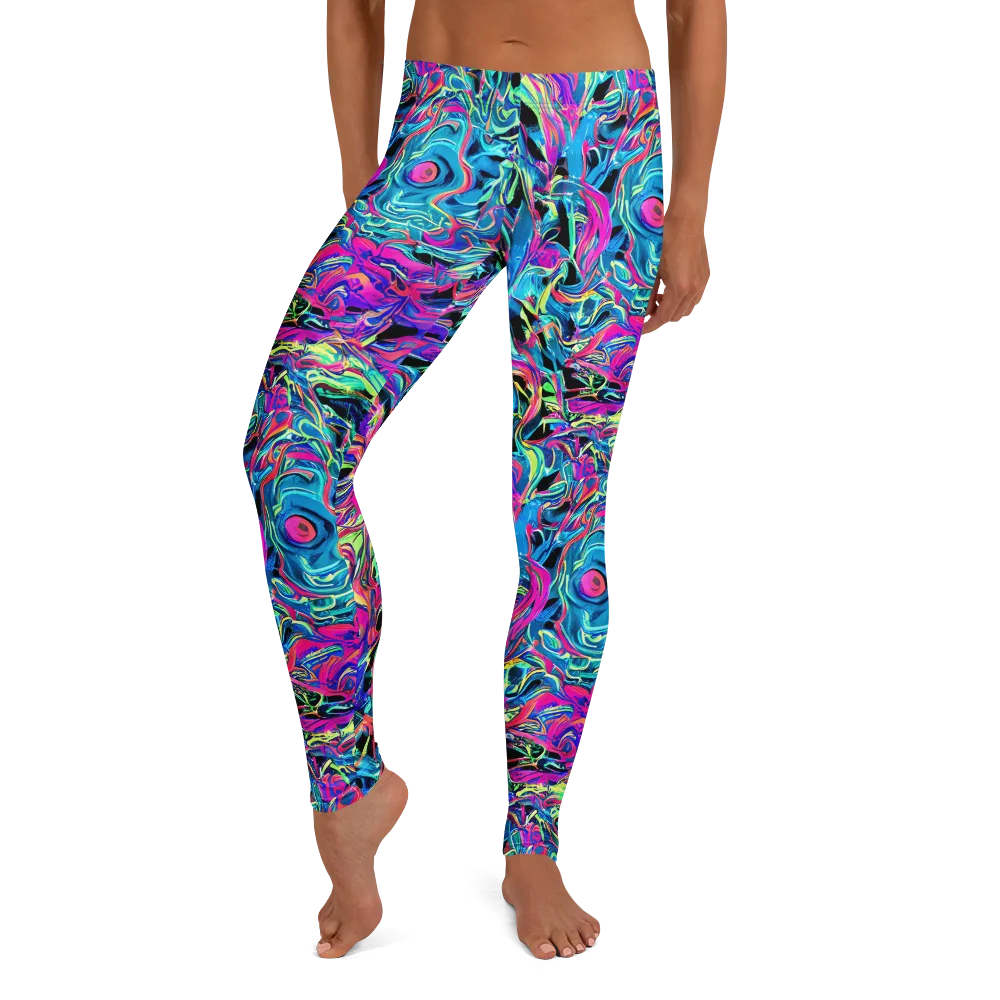 Cyberfluid on Leggings — Front