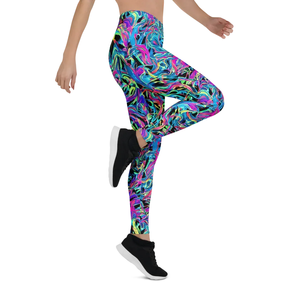 Cyberfluid on Leggings — Right