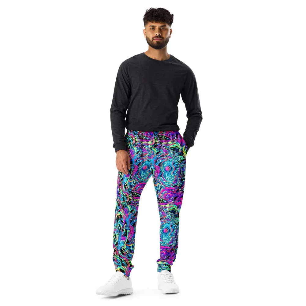 Cyberfluid on Men's Joggers — Front
