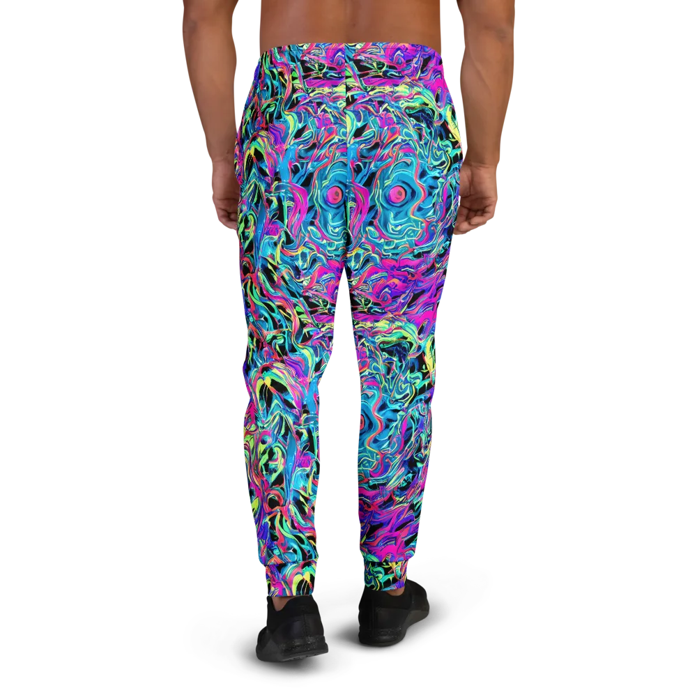 Cyberfluid on Men's Joggers — Back