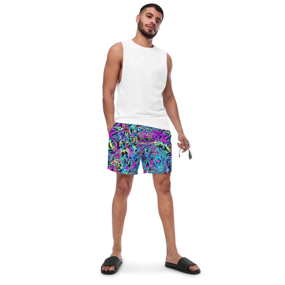 Cyberfluid on Swim Trunks — Front