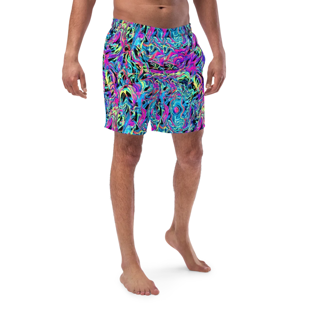 Cyberfluid on Swim Trunks — Front