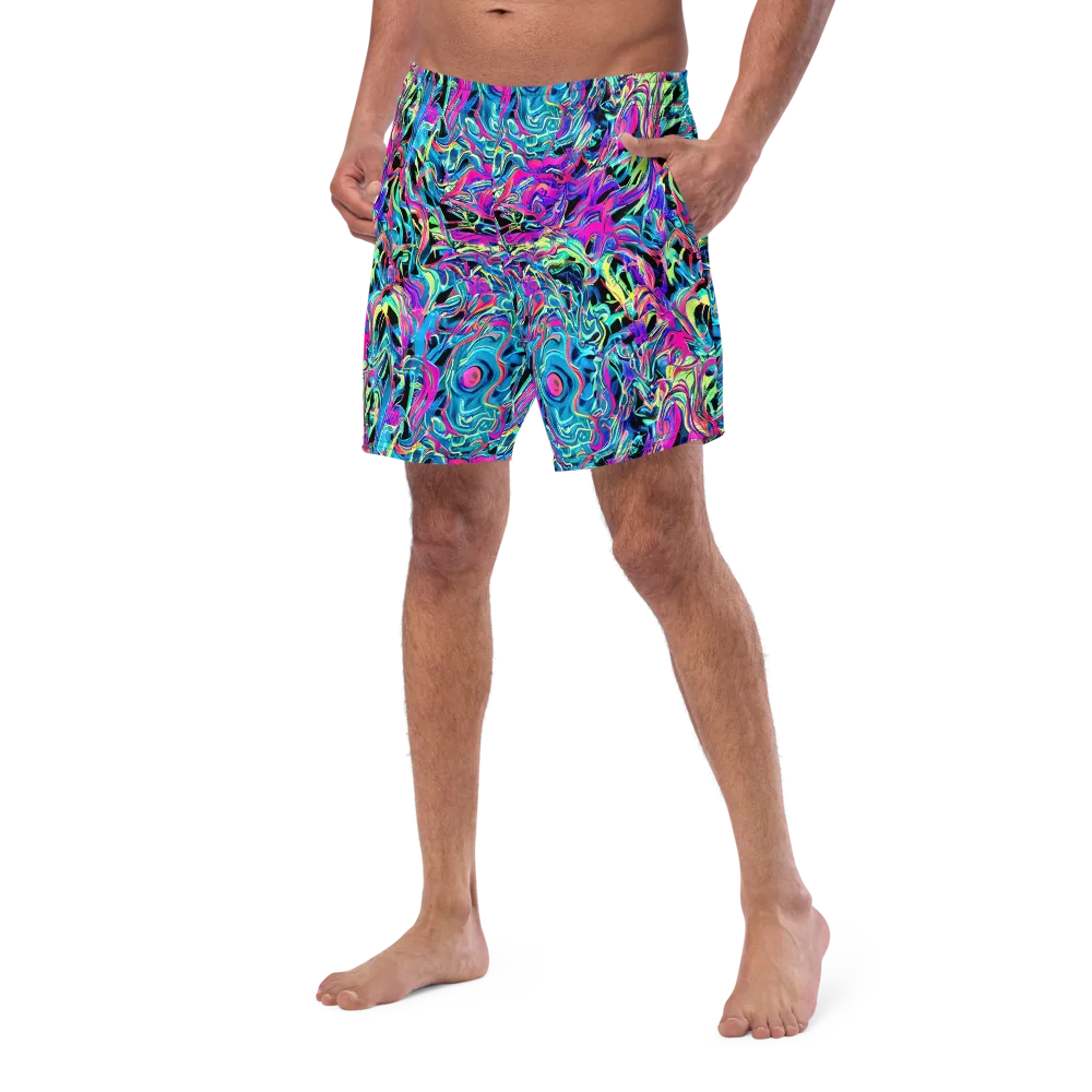 Cyberfluid on Swim Trunks — Left Front