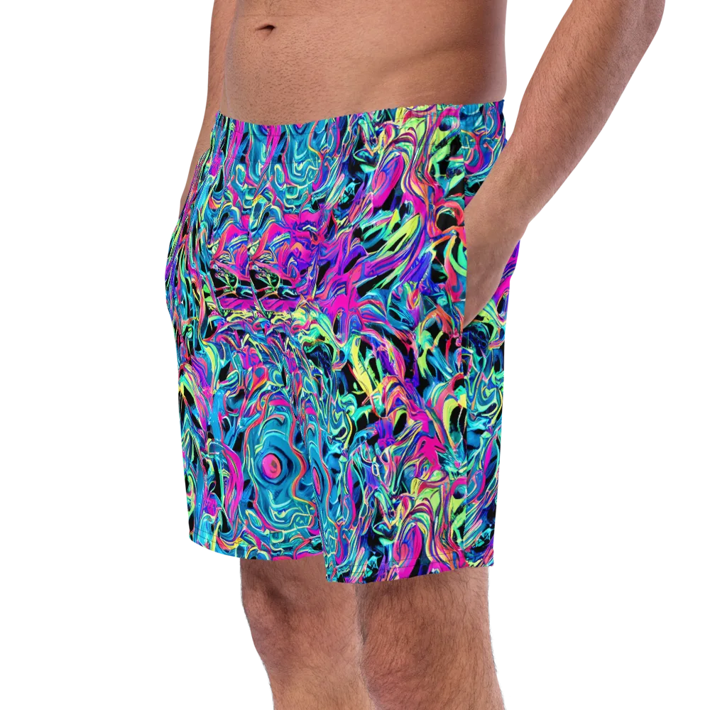 Cyberfluid on Swim Trunks — Left Front