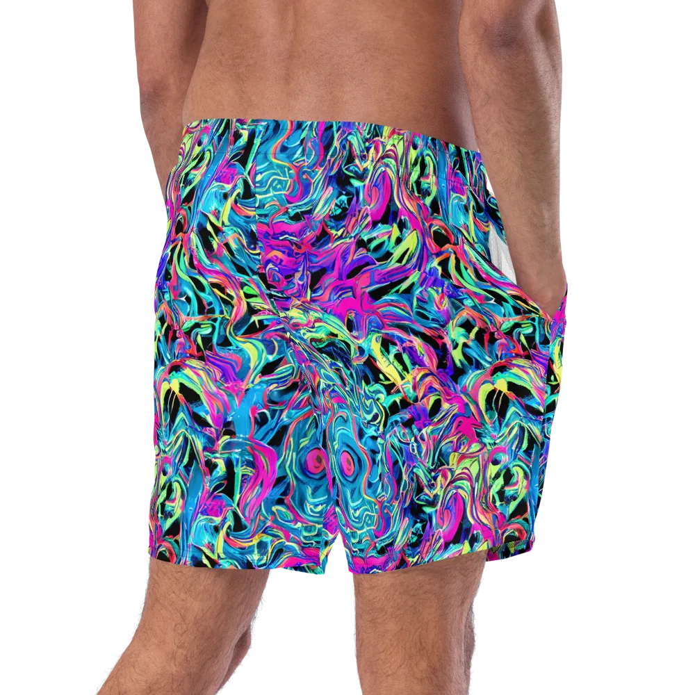 Cyberfluid on Swim Trunks — Right Back