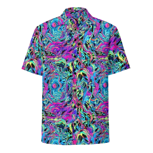 Cyberfluid on a Button Shirt
