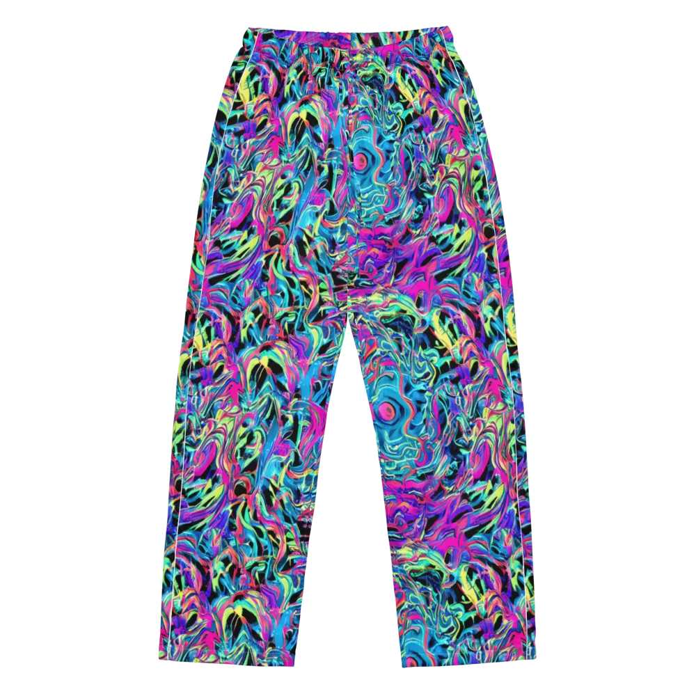 Cyberfluid on Women's Pajama Pants — Front