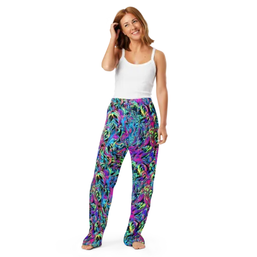 Cyberfluid on a Women's Pajama Pants