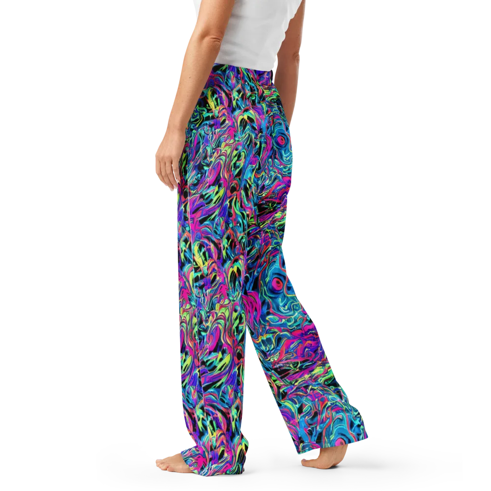 Cyberfluid on Women's Pajama Pants — Left