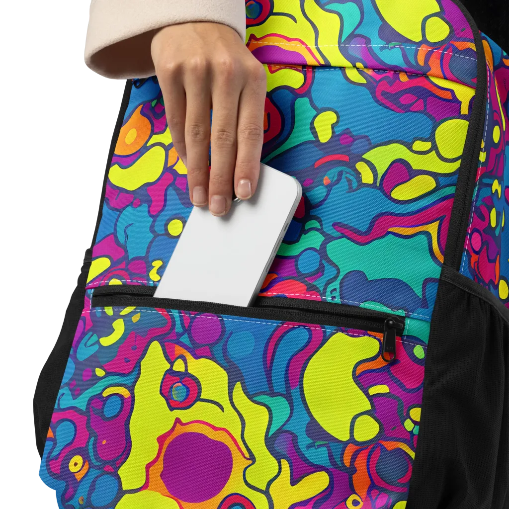 Colorful Chaos on Utility Backpack — Product details