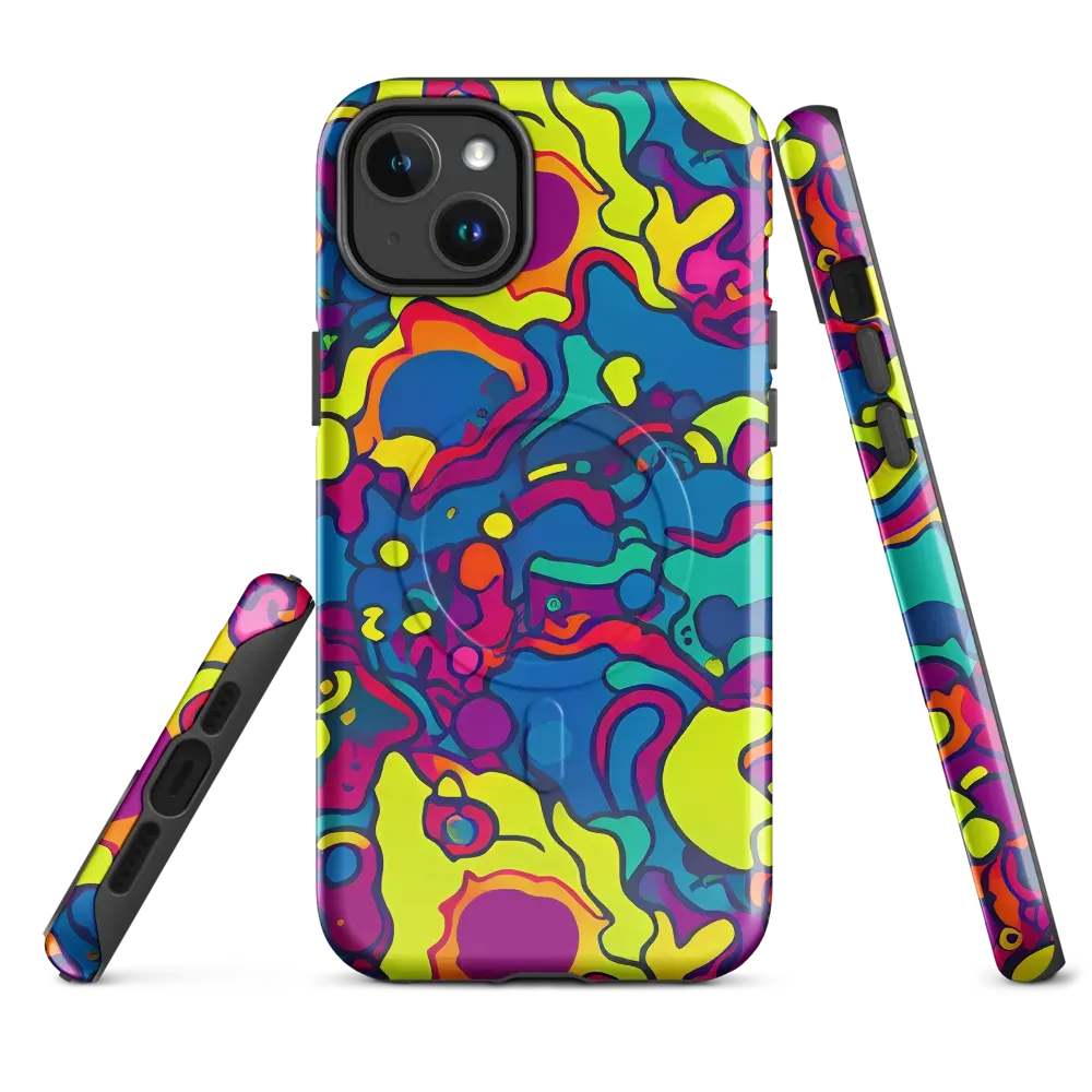 Colorful Chaos on MagSafe Tough Case for iPhone® — Front