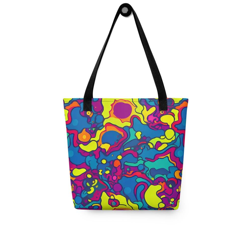 Colorful Chaos on Tote Bag — Front